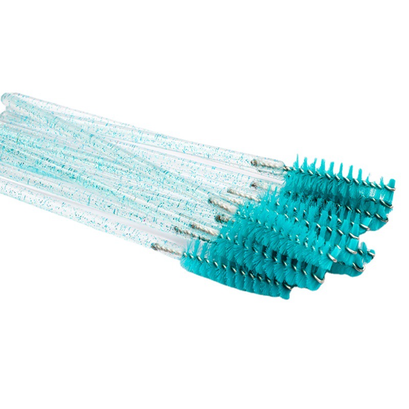Grafting Eyelash Makeup Tool Disposable Color Crystal Rod Eyelash Brush Spiral Eyebrow Small Brush Manufacturers Batch