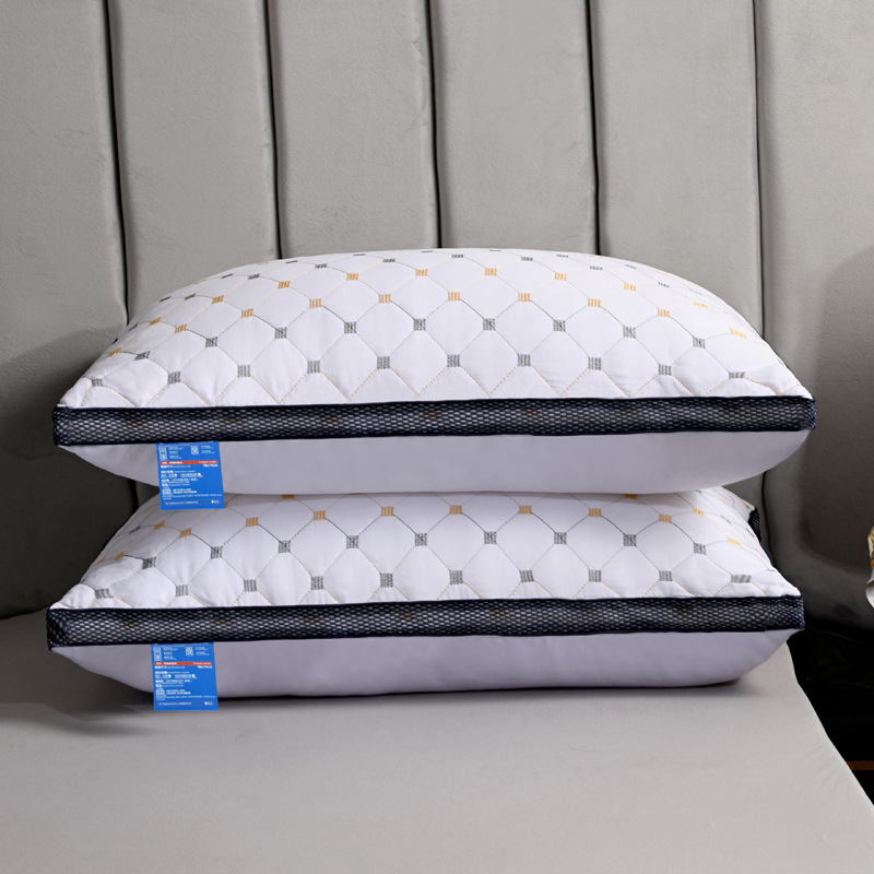 Hotel high and low pillow does not collapse hotel home pillow core dormitory cervical spine protection whole head core homestay manufacturers wholesale