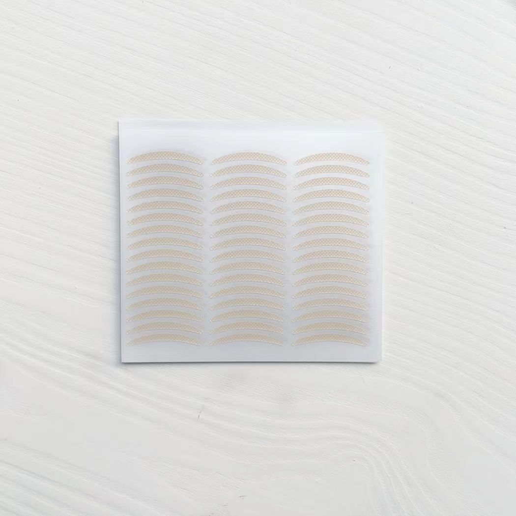 Invisible lace double eyelid stickers seamless breathable natural long-lasting olive skin color mesh eye stickers factory wholesale