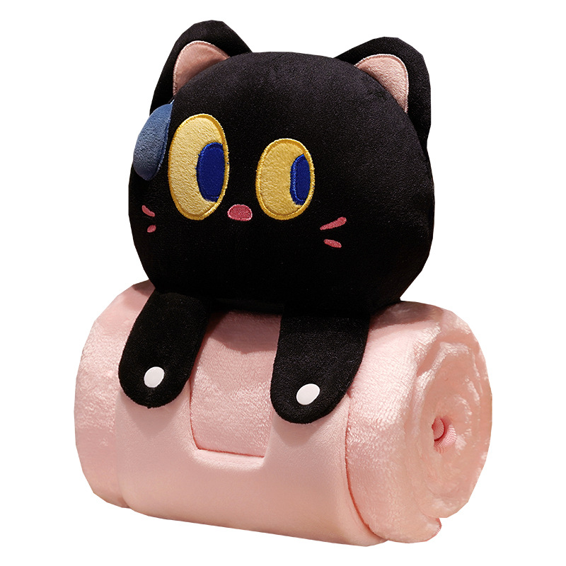 Blanket Nap Blanket Office Flannel Air Conditioning Blanket Nap Shawl Spring and Summer Cartoon Sofa Cover Blanket Small Blanket