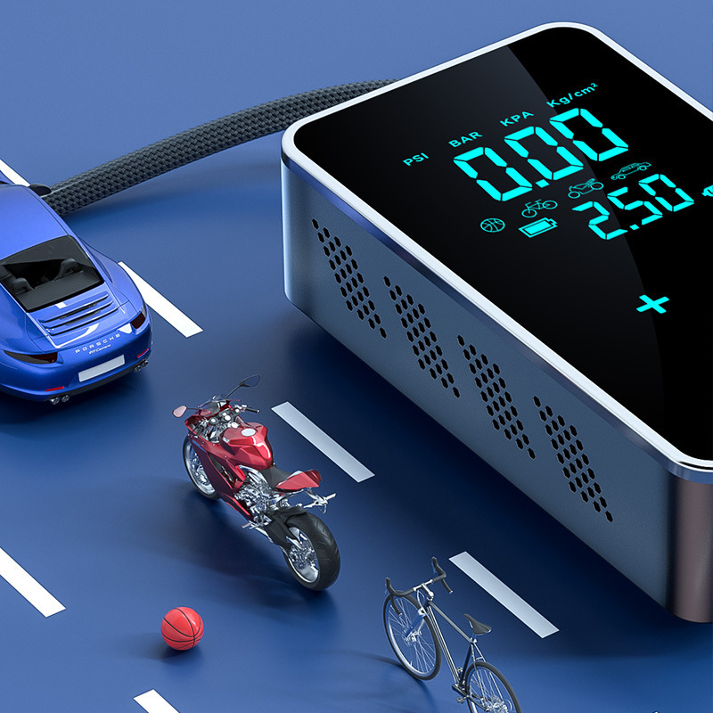 Car air pump emergency start power supply multifunctional 12V car wireless portable air pump electric air pump