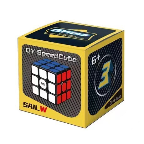 Qiyi Magic Cube Set Sail Third-order Rubik's Cube Set Sail W3-order 5.6cm Quick Twist Competition Rubik's Cube