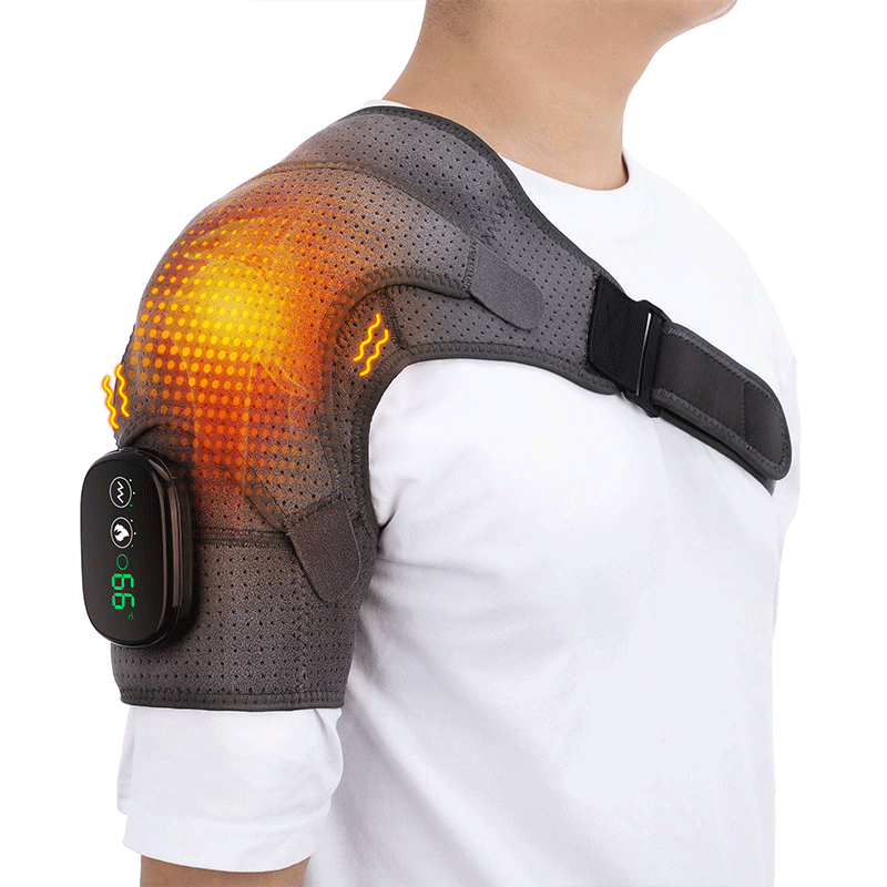 Cross-border Electric Heating Massage Shoulder Pad to Relieve Periarthritis of Shoulder Touch Screen Shoulder Hot Compress Physiotherapy Massage Apparatus Protector