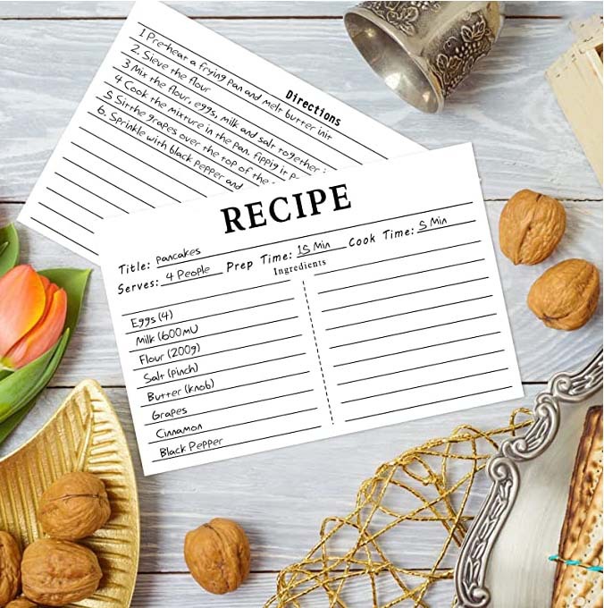Recipe Recipe Card Food Ingredients Record Card 300Gfd63908338 Card Journal Strawberry Homemade