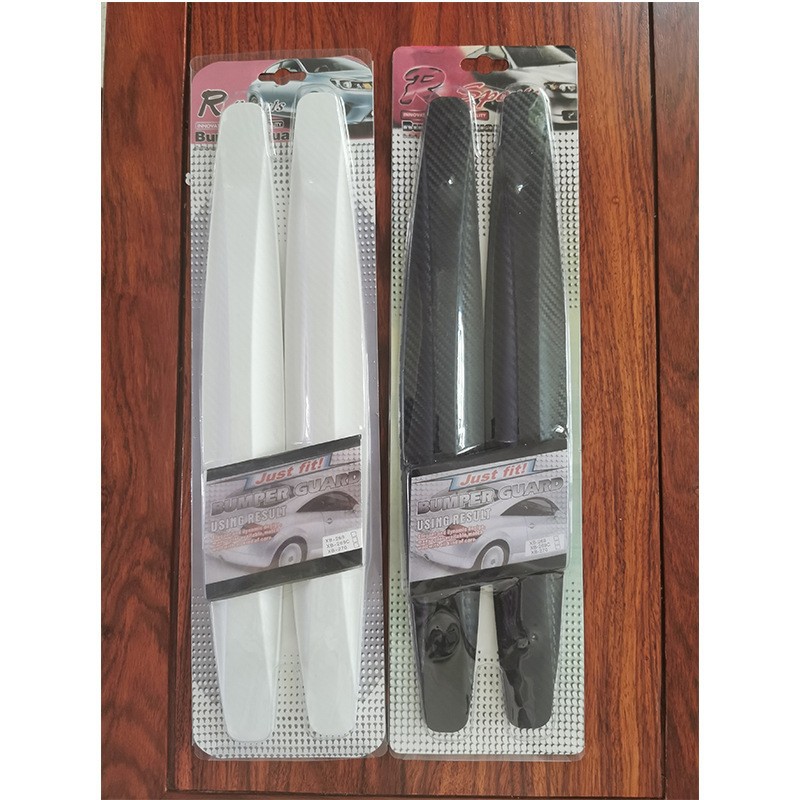 Factory direct car before and after anti-collision carbon fiber stripe anti-scratch strip body scratch decorative protective stickers