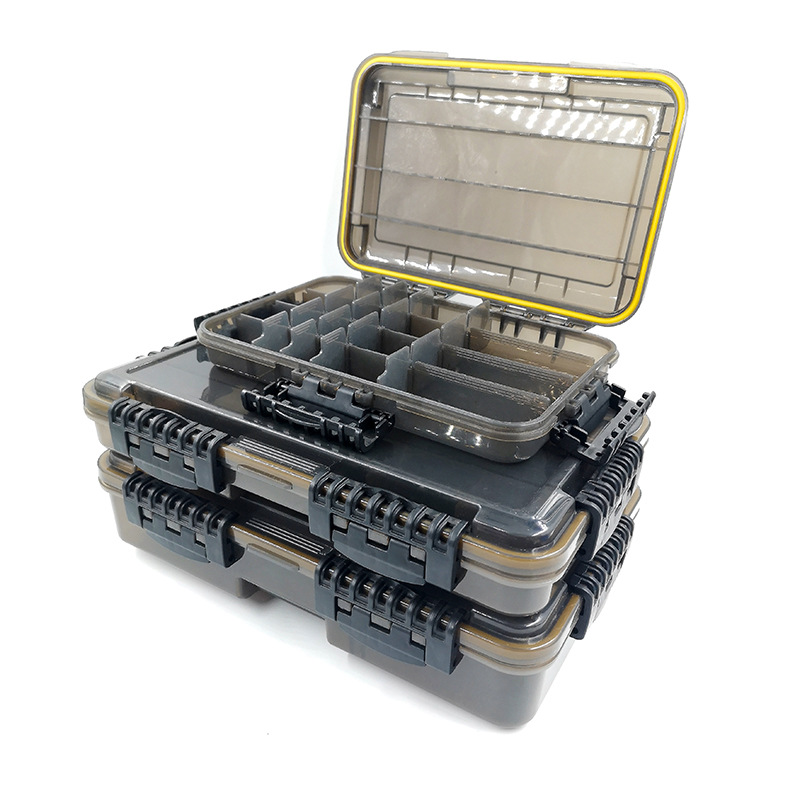 Large-Capacity Waterproof Fishing Gear Box Fishing Accessories Tool Storage Box Fish Hook Fake Bait Box Fishing Supplies Lure Box
