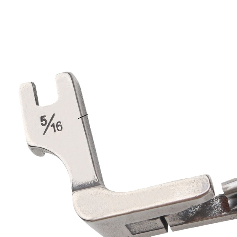 Curved Hem Presser Foot for Flatbed Sewing Machines, Made of All-Steel, Suitable for Chiffon and Silk Fabrics, Specialized for Machinery, High-Temperature Resistant Stainless Steel