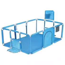 Upgraded Rectangular Football Frame, Basketball Frame, Children's Play Fence, Indoor Ball Pool, Parent-Child Interaction