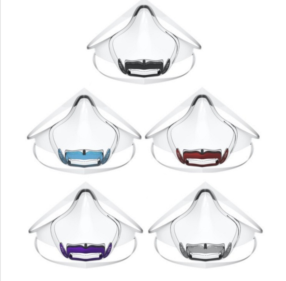 Pc Mask Lip Cover Transparent Protective Mask Anti-Splash Isolation Mask Ultra-Clear Transparent Stereo Mouth