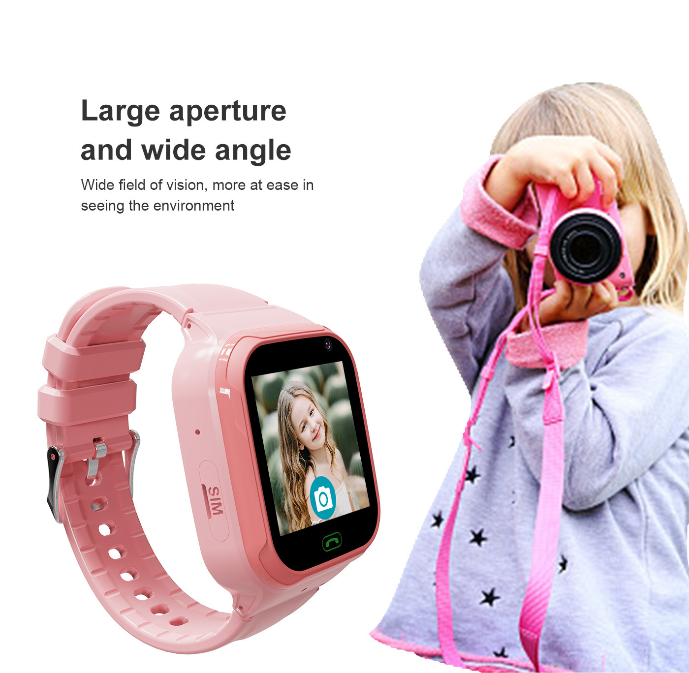 Lt36 Smart Student Camera Watch Video Call Full Network Ready Supply Multi-Language Micro Chat Calls