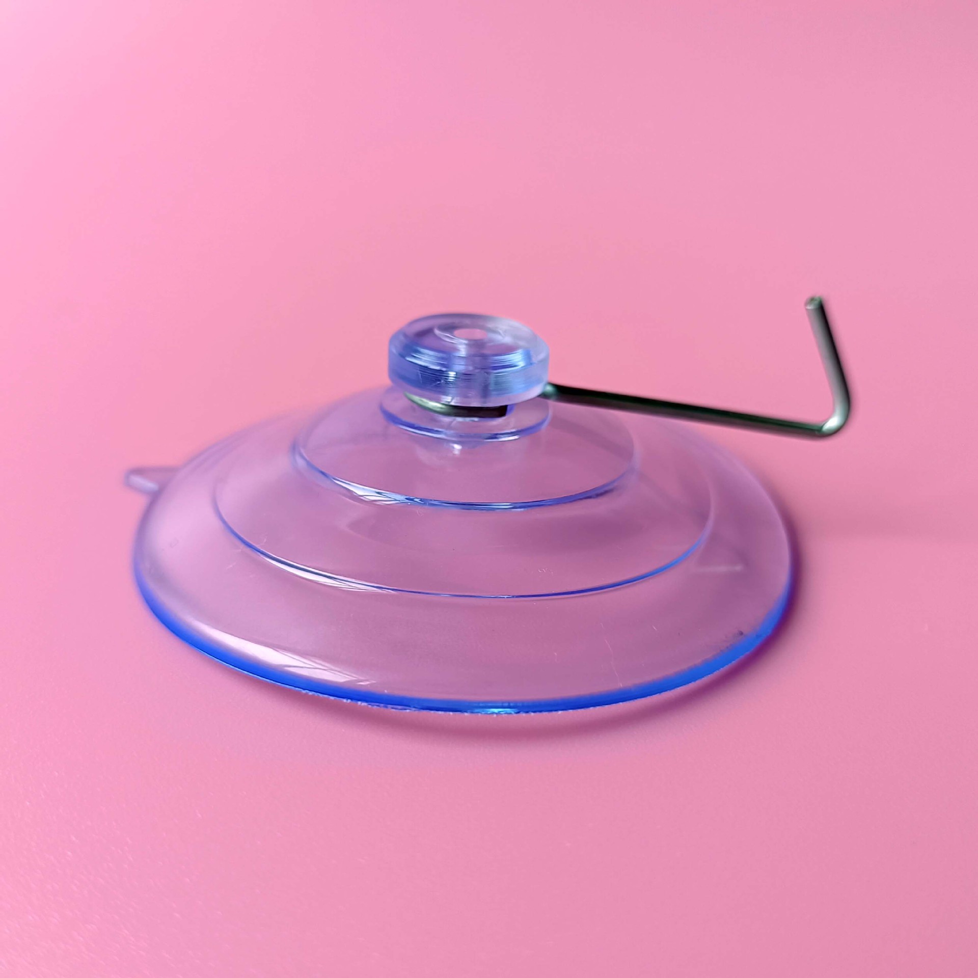 Cross-Border Hot Screen Removal Tool Pvc Suction Cup Transparent Traceless Vacuum Suction Cup Perforated Plastic Suction Cup Hook