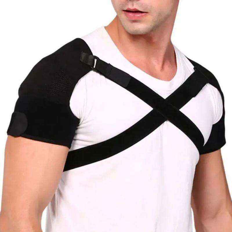 Hot Sale Sports Double Shoulder Belt Double Shoulder Strap Two-way Adjustable Pressure Breathable Protective Strap Cross Shoulder Strap