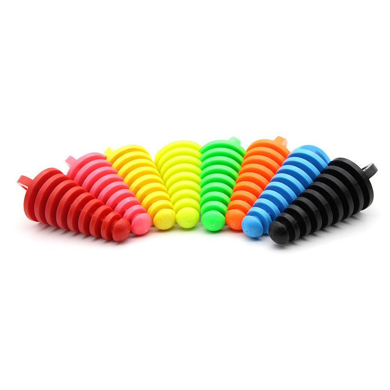 Off-road motorcycle modified exhaust pipe rubber plug small size off-road motorcycle muffler plug waterproof plug wholesale