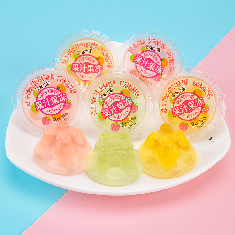 Fujiya Fruit Juice Jelly 90g Assorted Pack Orange Strawberry Apple Flavor Children's Day Snack Wholesale