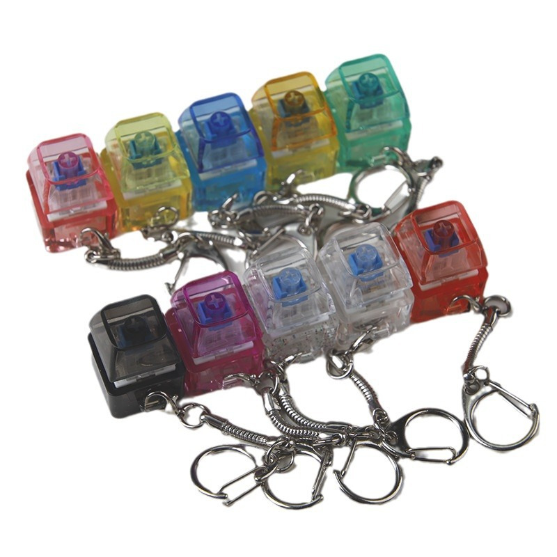 Candy color matching fully transparent acrylic base PC high transparent material pressing artifact Kaka sound crisp shaft tester