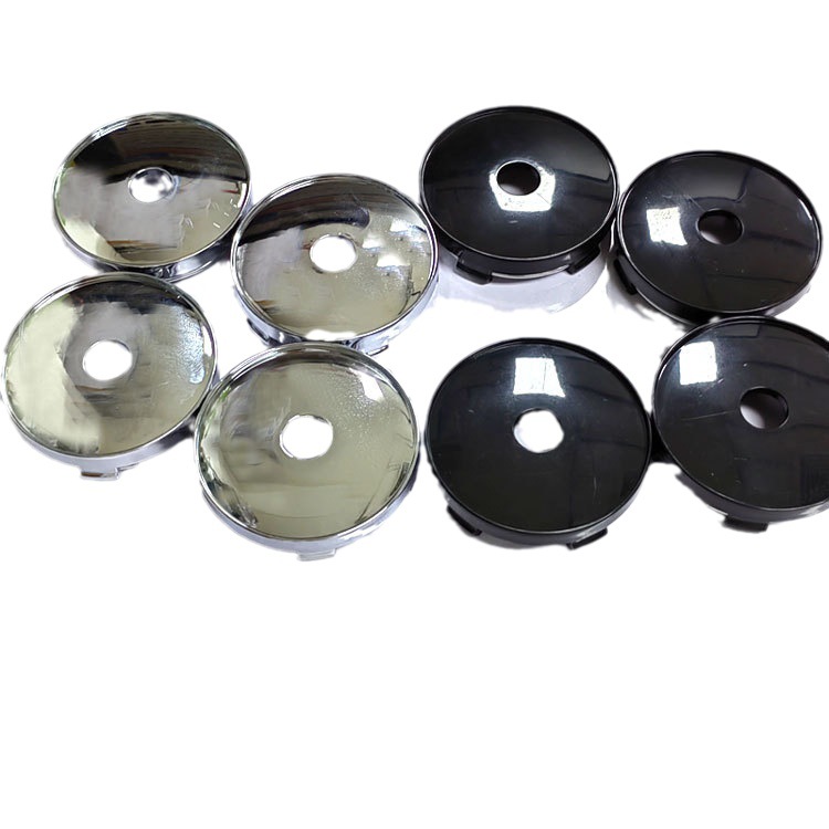 Modified T60 Car Hub Cap 58Mm57Mm56Mm Steel Rim Cover Black Electroplated Silver 60mm Universal Wheel Cover
