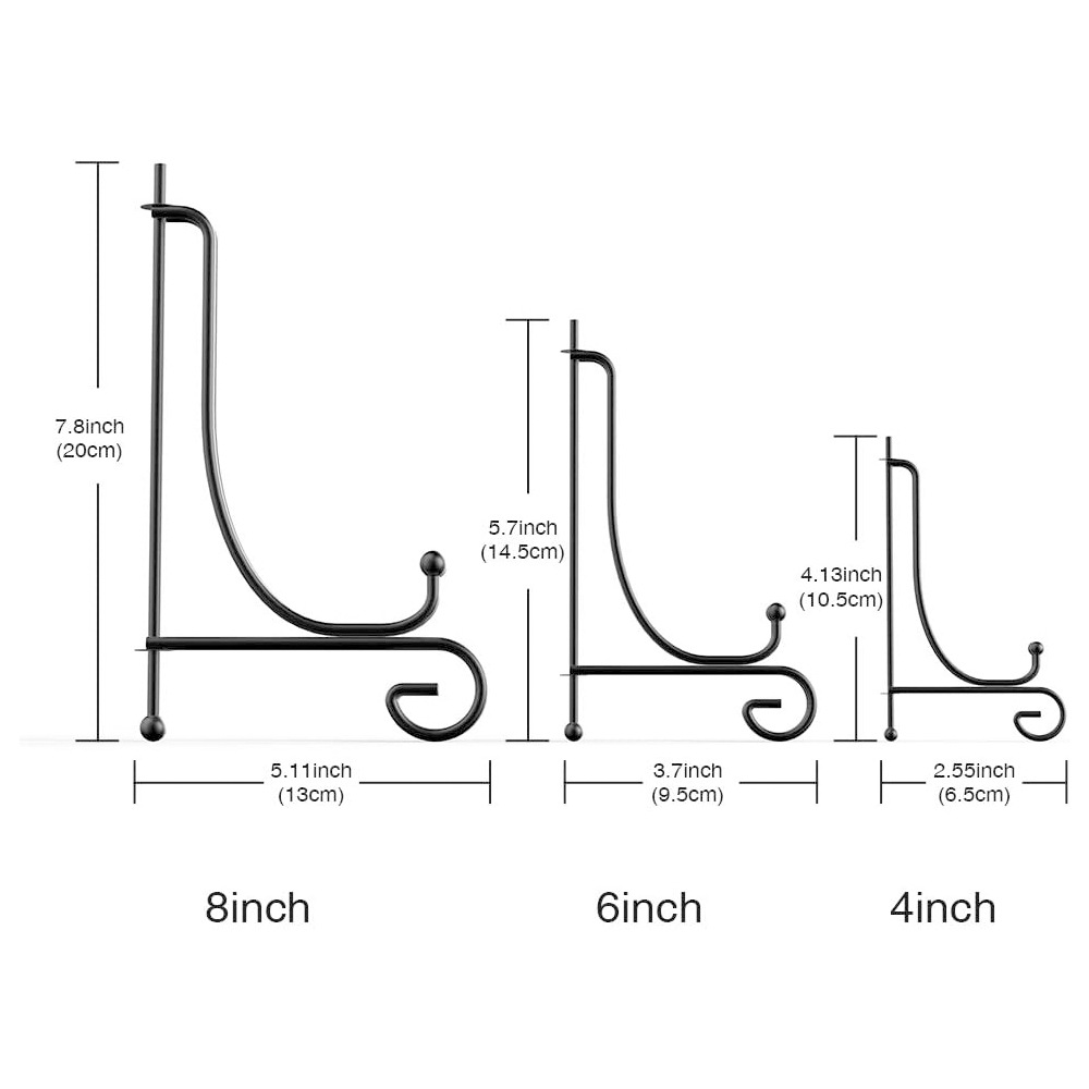 Foldable Tripod Wrought Iron Bracket European Simple Metal Ornament Bracket Tea Cake Photo Frame Plate Display Stand