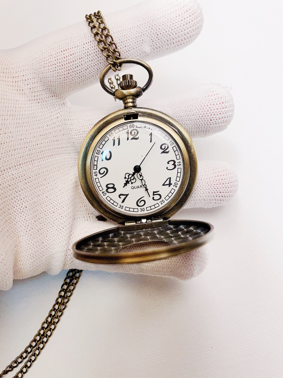 Classic Ancient Roman Numerals Retro Hot-Selling Foreign Trade Wholesale Quartz Flip-Top Men's and Women's Clothing Accessories Watch