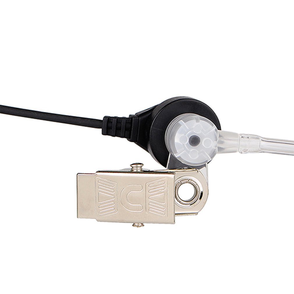 Walkie-Talkie headset ear-mounted air duct earphone cable k head universal in-ear transparent baofeng headset