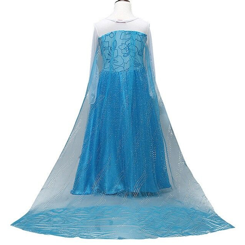 Frozen dress elsa elsa queen dress children's clothing girls' dress summer and autumn elsa princess dress