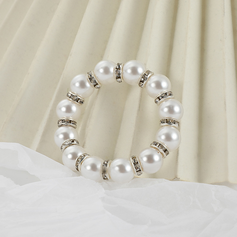 New Pearl Napkin Ring High-end Hotel Banquet Desktop Mouth Ring Set Table Crafts Western Restaurant Napkin Buckle