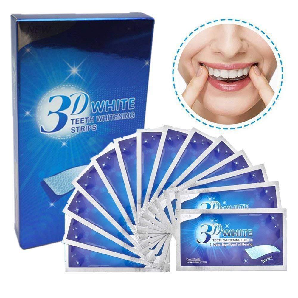 Whitening Teeth Sticker WHITE Dazzling Teeth Sticker 3D5D9D Teeth Whitening, Yellow Removal and Decolorization Sticker 7 to 14 to One Piece
