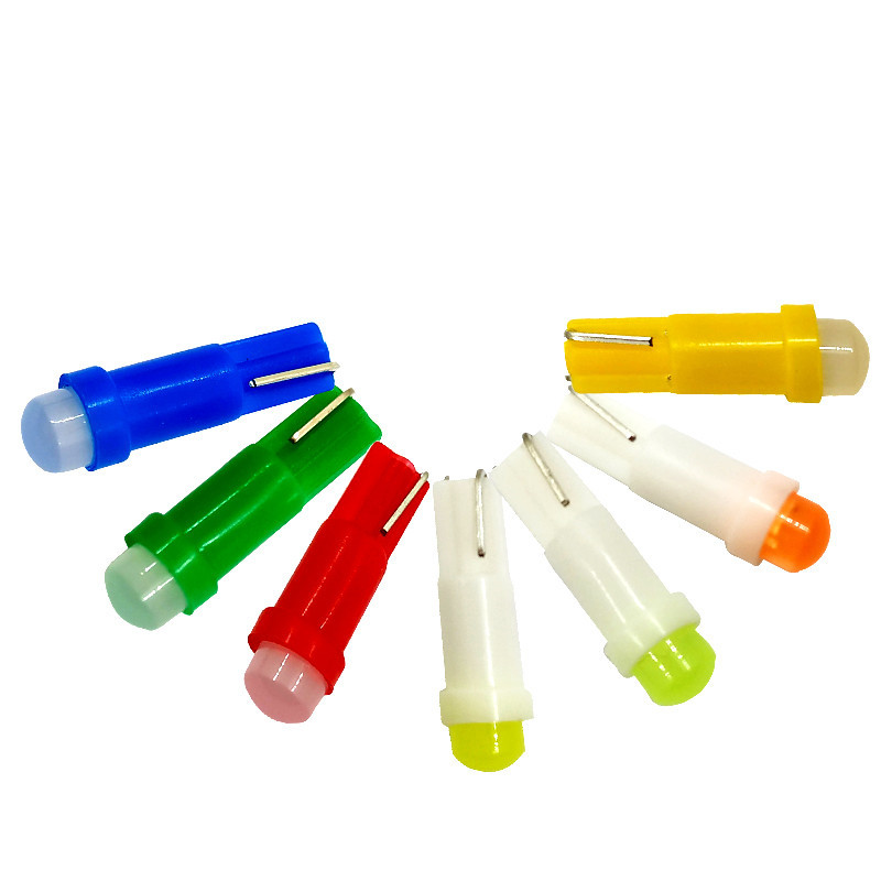 Zhonghui Car Led Instrument Light T5 Cob Central Control Light Makeup Light Car High-Brightness Indicator Light Signal Light