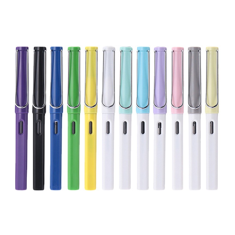 Students Zhengzhi Pen 0.38 0.5mm Ming Straight Tip Writing Iridium Pen Ink Sac Ink Dual-purpose