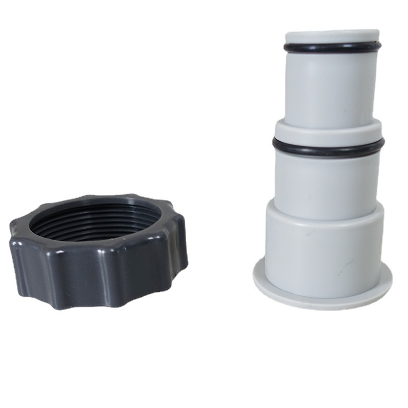 Amazon thread connection pump interchange connector 1.5 to 1.25 inch replacement hose adapter A with collar