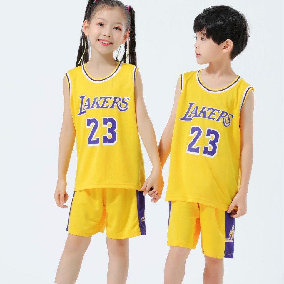 Wholesale children's Curry Jersey Kobe basketball suit set primary school children's performance competition quick-dry training