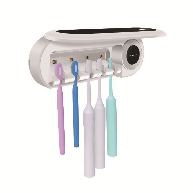 Hot-selling household toothbrush sterilizer Net red e-commerce explosions wall-mounted non-perforated UV toothbrush sterilizer