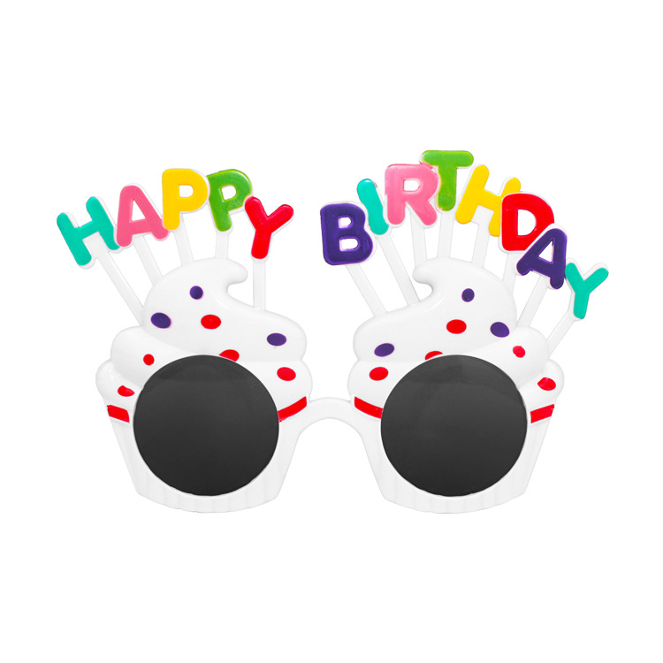 Korean Style Cream Glasses Girl's Best Friend Creative Personality Funny Photo Props Children's Birthday Cake Party Party