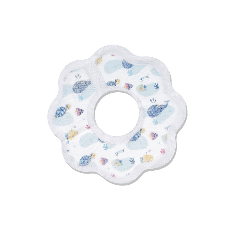 Mu Chun infant disposable saliva towel anti-spitting baby bib newborn 360 degree scarf spot wholesale