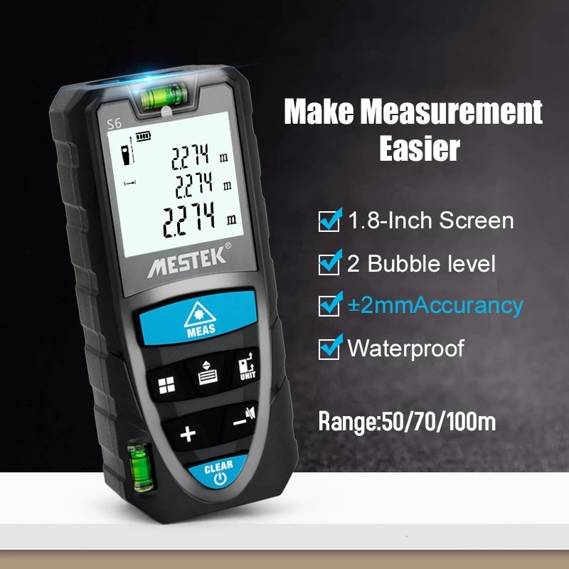 Handheld electronic high-precision laser rangefinder infrared electronic ruler laser ruler measuring room distance measuring instrument