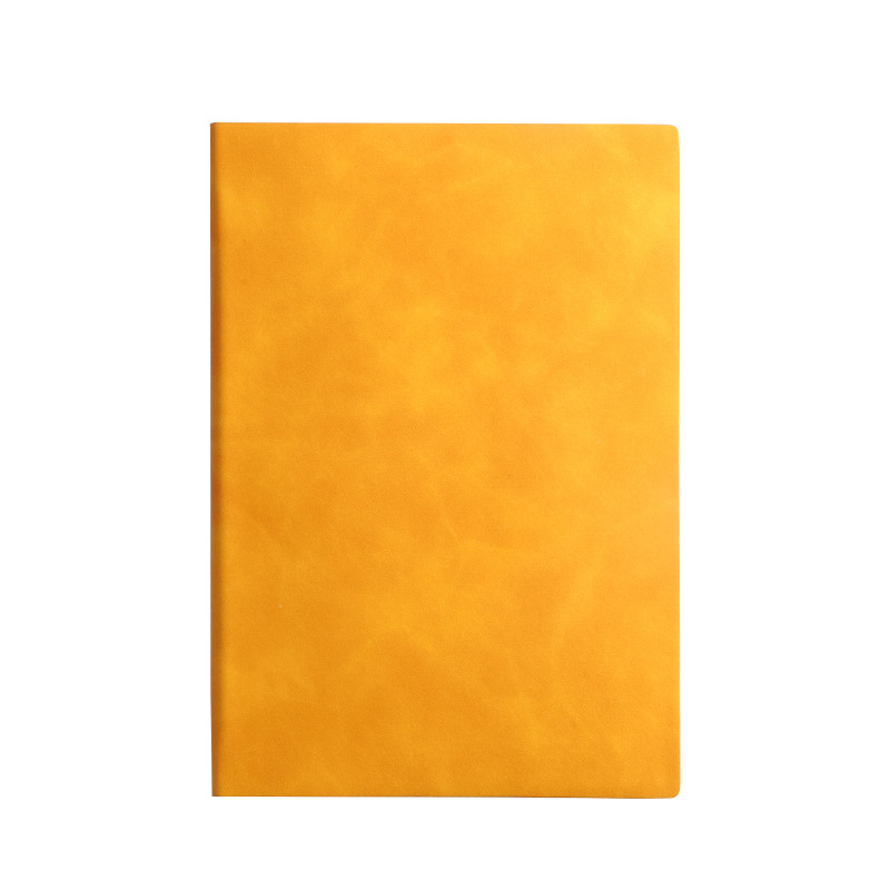 A5 Sheepskin Notebook Customized Logo Simple Business Office Notebook Memory Record Book Pu Soft Leather Notebook