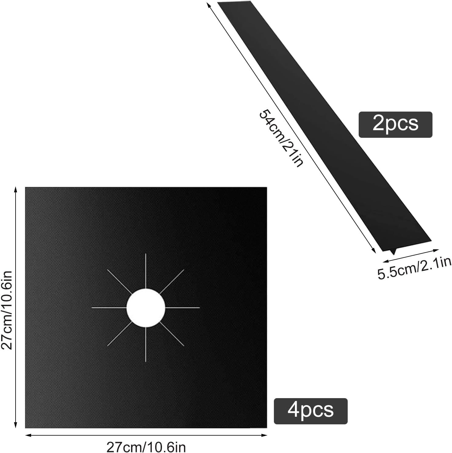 In stock Teflon easy to clean gas stove pad gas stove protective pad high temperature resistant anti-fouling anti-oil cleaning pad suit