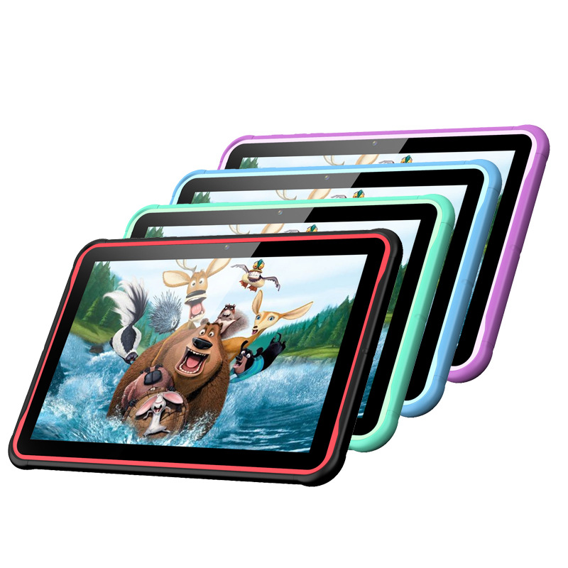 10.1-inch children's tablet computer with integrated anti-fall protective sleeve parents control support cross-border foreign trade