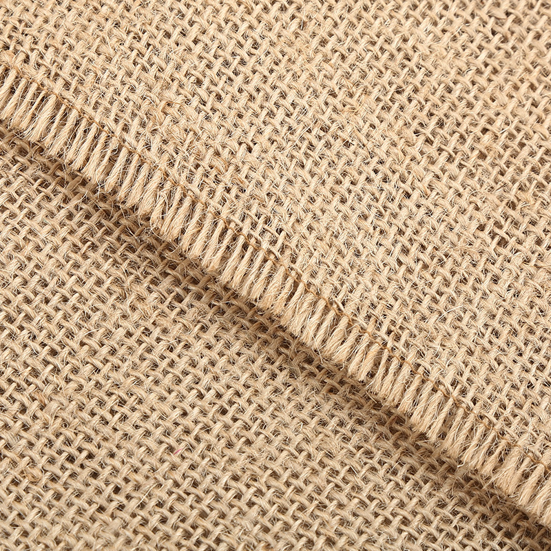 Linen fabric thickened jute vintage decorative background cloth handmade diy tablecloth old coarse cloth linen bag cloth Chinese style