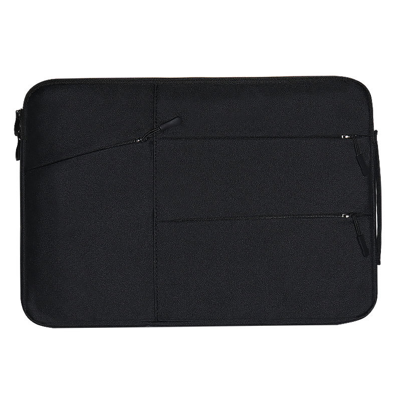 Double-Layer Thick Plush Handbag Casual 8inch Laptop Bag iPhone Apple Computer Bag Business Portable