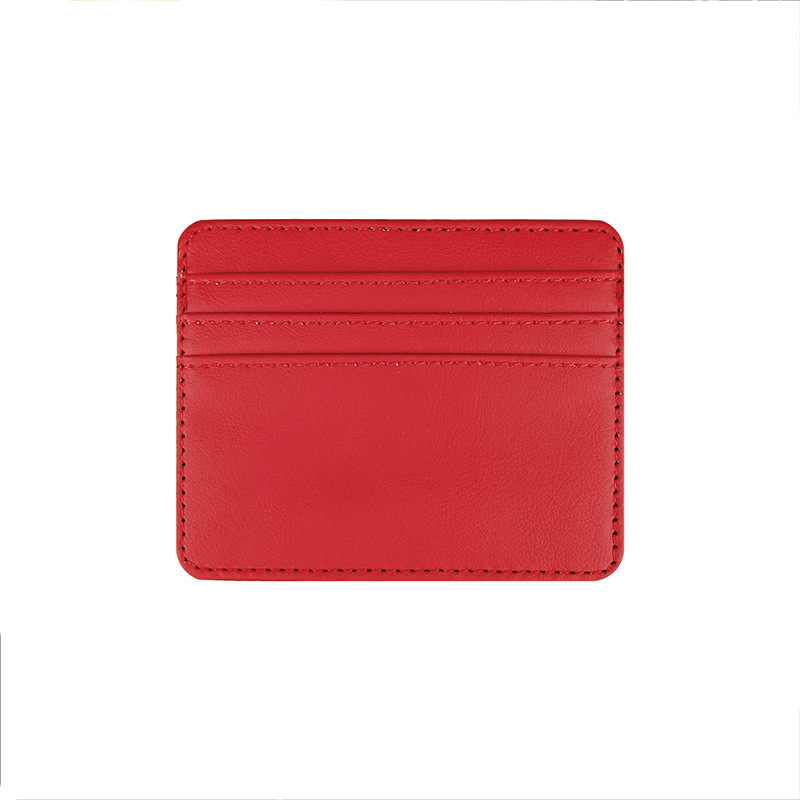 Men's rfid retractable card holder large capacity multi-card holder women's anti-degaussing ultra-thin pu imitation leather card holder wholesale