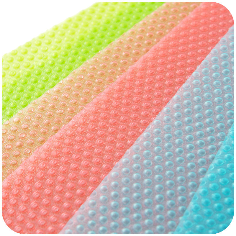 Cuttable Cabinet Mat Refrigerator Dining Table Mat Cabinet Mat Moisture-proof Mat Easy-to-Clean Dining Mat 4 Pieces Drawer Pad Paper