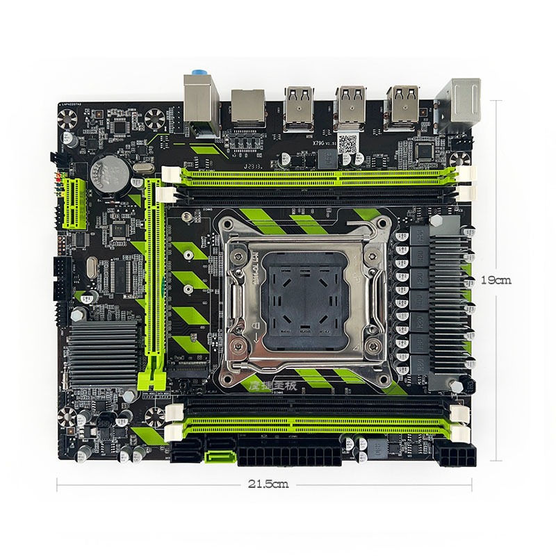 Brand New X79G Motherboard Desktop Computer Motherboard Lga-2011 Pin Ddr3 Memory M.2 Interface True X79 Chip