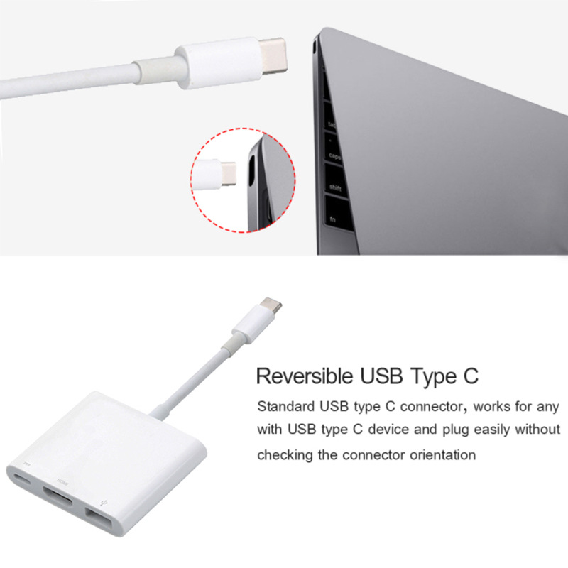 Type-C 3.1 USB Three-In-One 4K 30Hz
