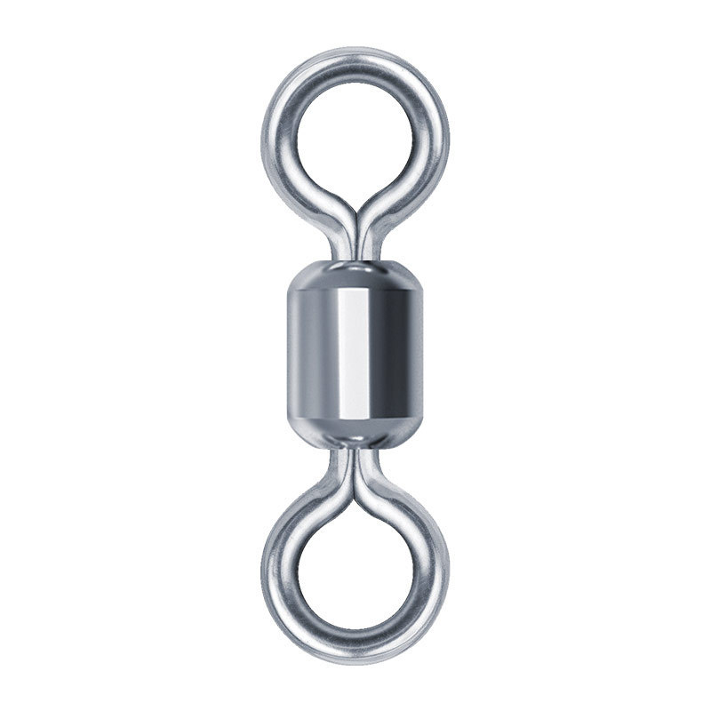 Yonglian stainless steel alloy eight-ring connector strong pull bulk American swivel 8-ring fishing gear accessories