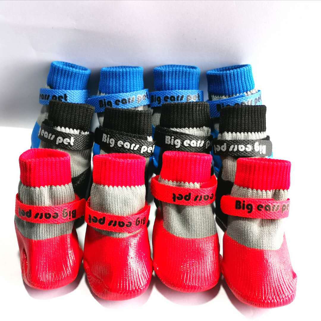 Pet Shoes Dog Foot Cover Shoes Soft Sole Anti-scratch Anti-dirty Shoes Teddy Bixiong Poodle Small Dog Shoe Cover