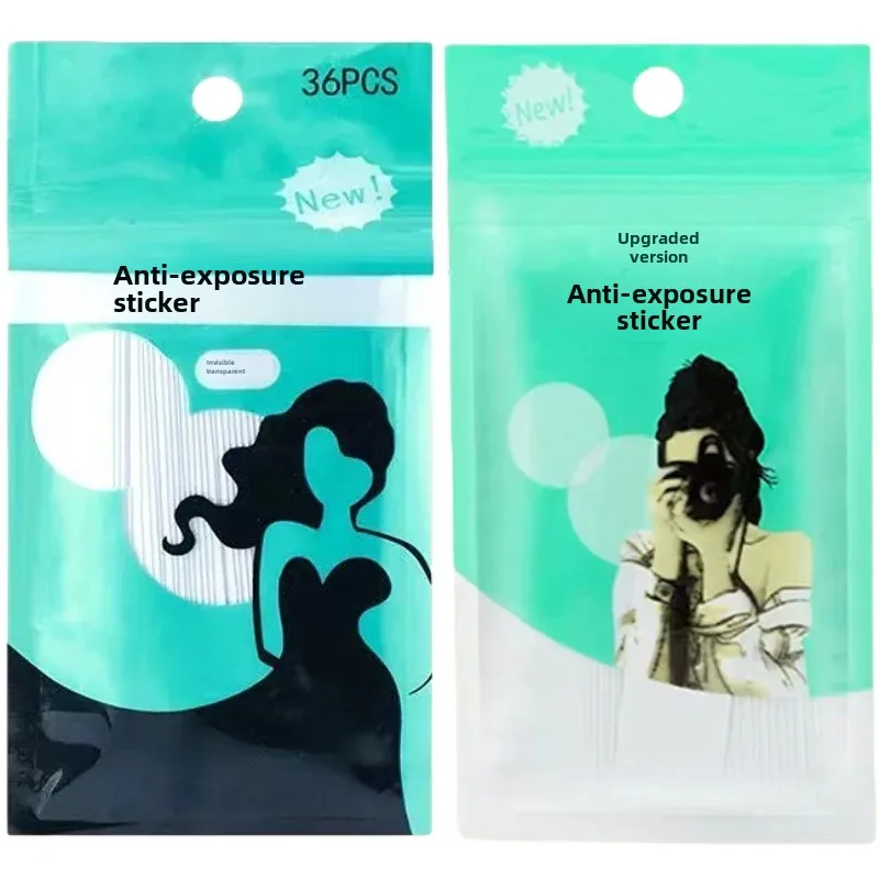 Anti-Exposure Stickers Double-Sided Tape Shirt Collar Fixed Invisible Transparent Anti-Exposure Roll Anti-Exposure Stickers Chest Stickers
