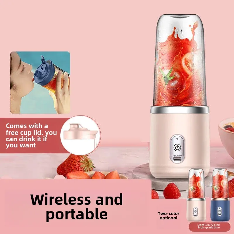 Cross-border hot juicer rechargeable portable small juicer student household mini juice blender wholesale