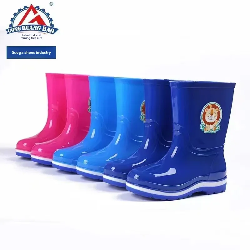 Kuang Jia Shoe Industry Mining Treasure Rain Shoes 666 Boys and Girls Rain Shoes Rain Shoes Water Shoes Wear-resistant Rubber Shoes Rain Shoes Wholesale