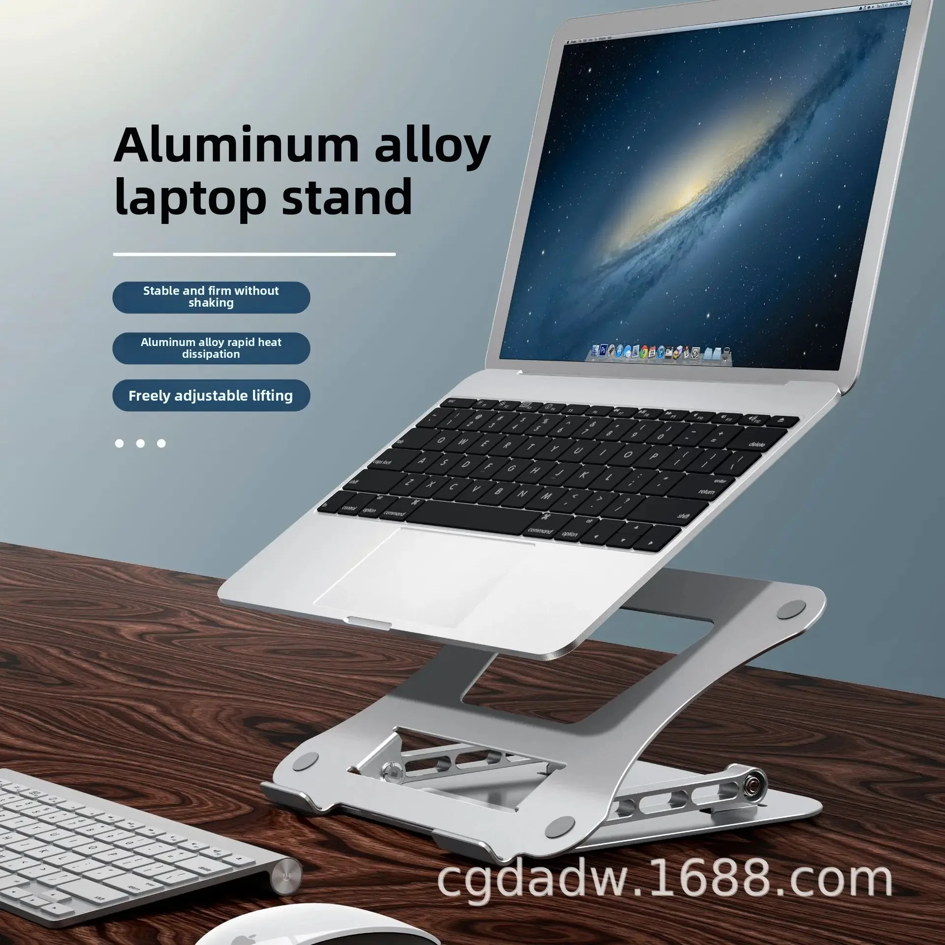 Aluminum Alloy Adjusting Laptop Bracket Metal Laptop Bracket Laptop Heat Dissipation Folding Storage Bracket