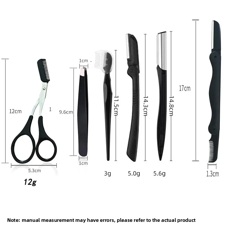 in stock men's special safety anti-scratch artifact eyebrow trimming suit novice replaceable blade folding eyebrow trimming knife